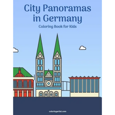City Panoramas in Germany Coloring Book for Kids