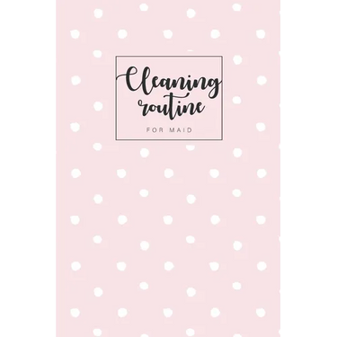 Cleaning routine for maid: Professional house cleaning checklist for maid deep office Housekeeping Checklist weekly 6x9-Paperback