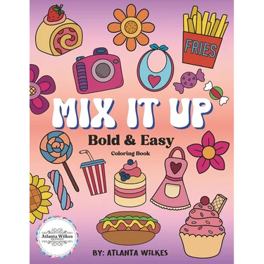 Mix It Up Bold and Easy Coloring Book