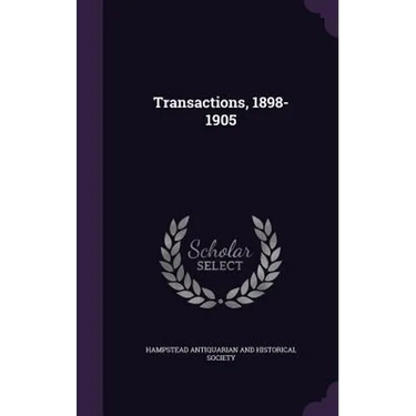 Transactions, 1898-1905