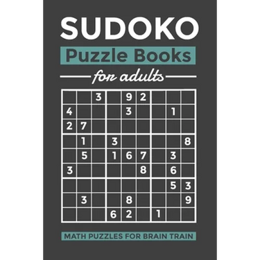 SUDOKO Puzzle Books for Adults: Math Puzzles for Brain Train - Hard Level - 100 Puzzles 9x9 SUDOKUS With Solutions - Makes a Great Gift for Teens, Adu