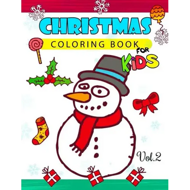 Christmas coloring Books for Kids Vol.2: (Jumbo Coloring Book)
