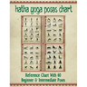 Hatha Yoga Poses Chart: 60 Common Yoga Poses and Their Names - A Reference Guide to Yoga Asanas (Postures) 8.5 x 11" Full-Color 4-Panel Pamphlet