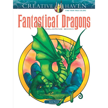 Creative Haven Fantastical Dragons Coloring Book