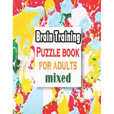 Puzzle book for adults mixed: Puzzle Activity Book for Adults, 140+ Large Print Mixed Puzzles - Word search, Sudoku, Cryptograms, Word Scramble to I