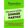 Memodoo Memorable Dinner Parties