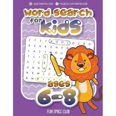 Word Search for Kids Ages 6-8: Word search puzzles for Kids Activity books Ages 6-8 Grade Level 1 - 3