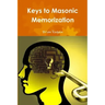 Keys to Masonic Memorization