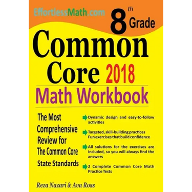 8th Grade Common Core Math Workbook: The Most Comprehensive Review for The Common Core State Standards