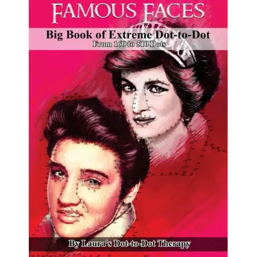Famous Faces- Big Book of Extreme Dot-to-Dot: From 160 to 510 Dots