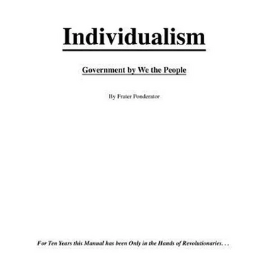 Individualism: Government By We The People