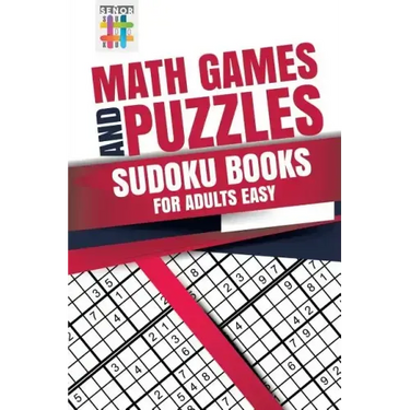 Math Games and Puzzles Sudoku Books for Adults Easy