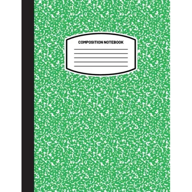Classic Composition Notebook: (8.5x11) Wide Ruled Lined Paper Notebook Journal (Green) (Notebook for Kids, Teens, Students, Adults) Back to School and