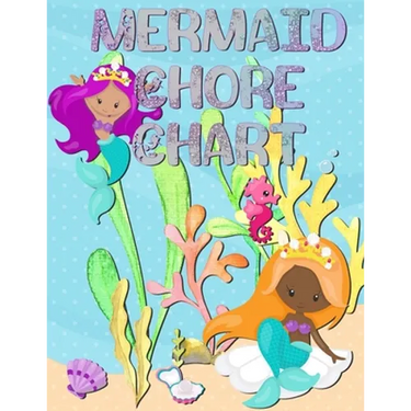 Mermaid Chore Chart: Kids Weekly Chore Chart Tracker