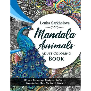 Mandala Animals Coloring Book: Adult Coloring book