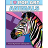 I Heart Pop Art Animals: A Color-By-Number Coloring Book