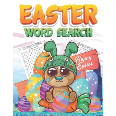 Easter Word Search: Spring Word Search, Easter Large Print Word Searches For Kids and Adults