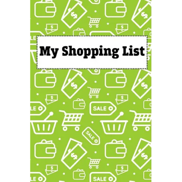 My Shopping List: White Paperback Shopping List Pad 200 Pages