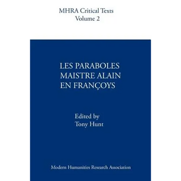 Les Paraboles Maistre Alain En Franoys