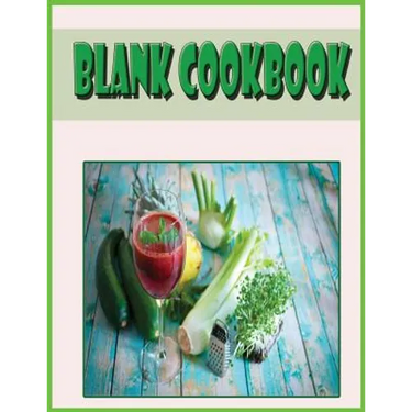Blank Cookbook