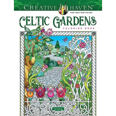 Creative Haven Celtic Gardens Coloring Book