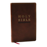 NKJV Super Giant Print New Testament, Brown Leathersoft, Red Letter, Comfort Print