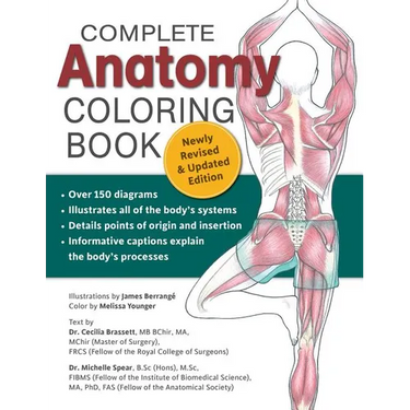 Complete Anatomy Coloring Book, Newly Revised and Updated Edition