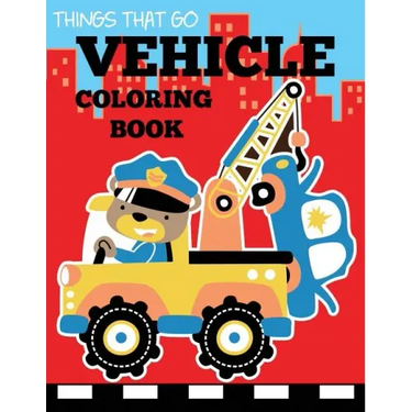Vehicle Coloring Book