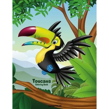Toucans Coloring Book 1