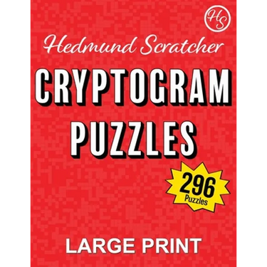Cryptogram Puzzles (Book 1): Large Print