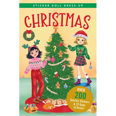 Christmas Sticker Doll Dress-Up Book