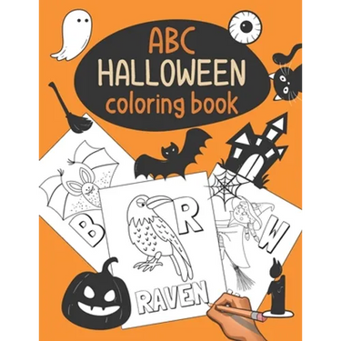 Halloween ABC Coloring Book: Color & Learn the Alphabet - Halloween Coloring Book for Kids