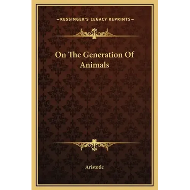 On the Generation of Animals