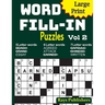 Large Print Word Fill-in Puzzles 2