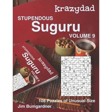 Krazydad Stupendous Suguru Volume 9: 108 Puzzles of Unusual Size
