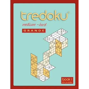 Tredoku Medium Hard Grande Book 1