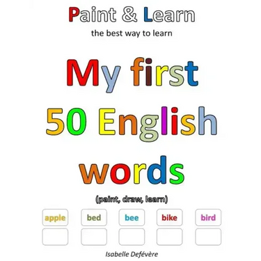 My first 50 English words