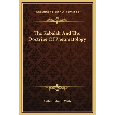 The Kabalah and the Doctrine of Pneumatology