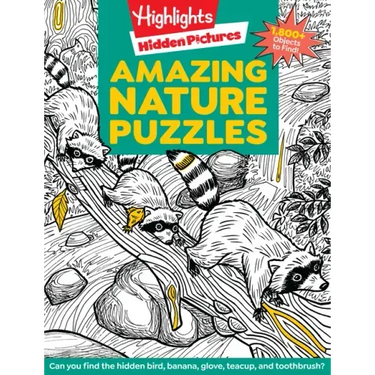 Amazing Nature Puzzles: Explore & Discover with Over 100 Fun Hidden Pictures Nature Puzzles, Celebrate the Wonders of Nature with a Nature Activity Bo