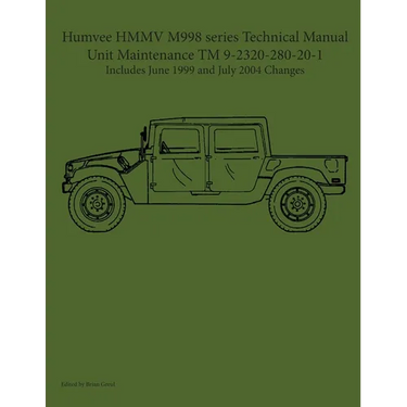 Humvee HMMV M998 series Technical Manual Unit Maintenance TM 9-2320-280-20-1