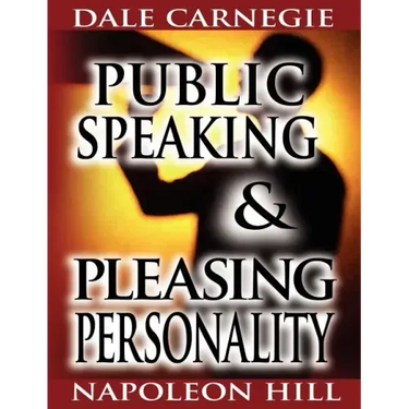 Public Speaking by Dale Carnegie (the author of How to Win Friends & Influence People) & Pleasing Personality by Napoleon Hill (the author of Think an