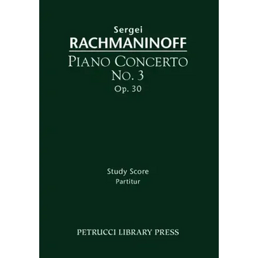 Piano Concerto No.3, Op.30: Study score