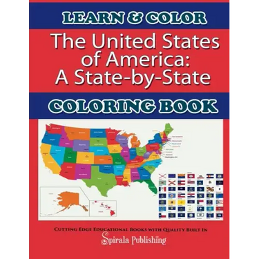 The United States of America: A State-By-State Coloring Book