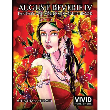 August Reverie 4: Fantasy Art Adult Coloring Book