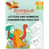 Dinosaur Draw and Trace Workbook: Numbers, Letters and Sight Word Practice Pages
