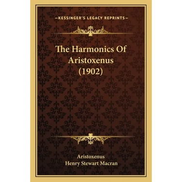 The Harmonics Of Aristoxenus (1902)