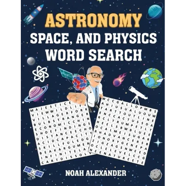 Astronomy, Space and Physics Word Search: large word search puzzles