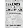 Errors of Grammar