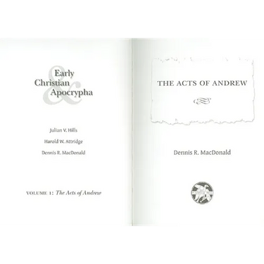 Acts of Andrew: Early Christian Apocrypha