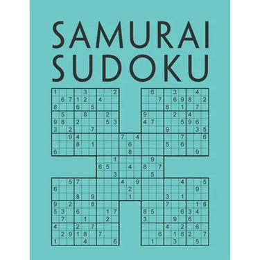 Samurai Sudoku: 1000 Sudokus overlapping into 200 Samurai style puzzles Multi-Level Sudoku Variant Activity Book For Adults